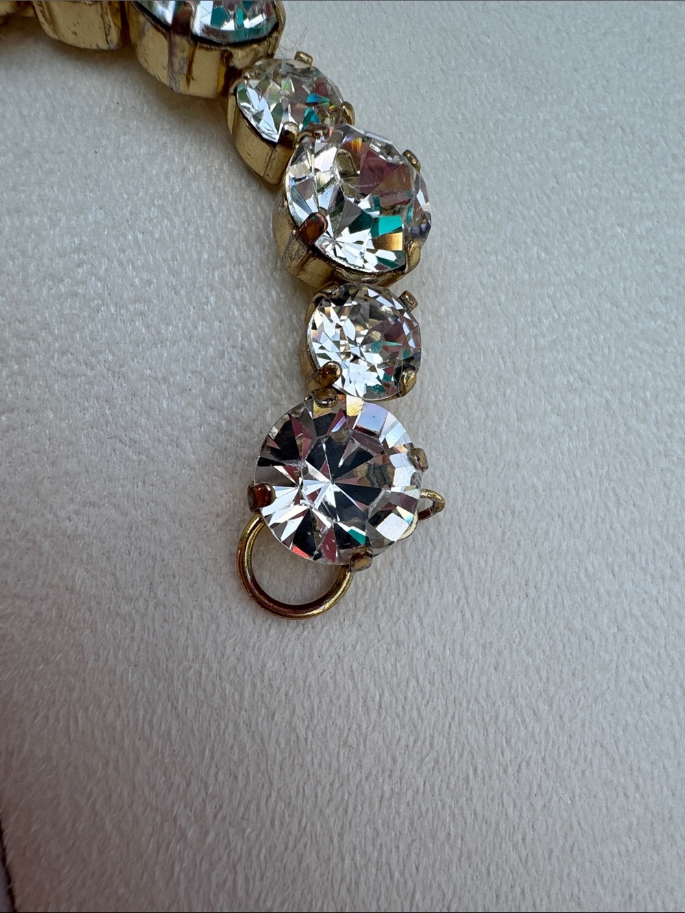 Sorrelli Clear Crystal  Bracelet set in Bright Gold - Picture 6 of 6